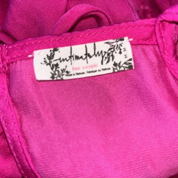 Intimately Free People Want Your Love Pink Mini Babydoll Dress | size Medium - Picture 7 of 7